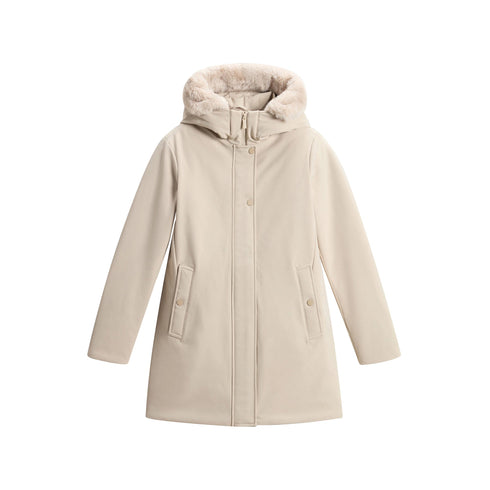 Woolrich Parka Parka Donna Firth con pelliccia Beige A24 - WOOLRICHCFWWOU1017FRUT3496 - 7404 - XS - Francavilla Moda